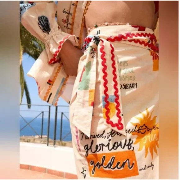 Anthropologie NWT Never Fully Dressed Wrap Mini Skirt size 14 - Picture 3 of 7